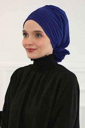 شال سرمه ای زنانه شیفون Aisha