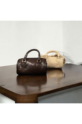 کیف دوشی بژ زنانه چرم مصنوعی LAVEN - کد 856042523
