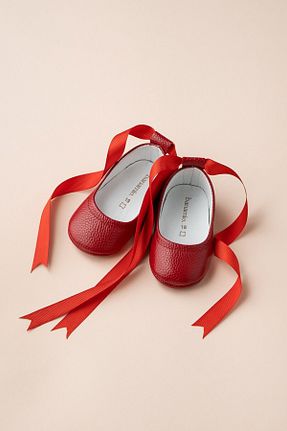 بابت قرمز بچه گانه چرم خالص Banamio - کد 856051367