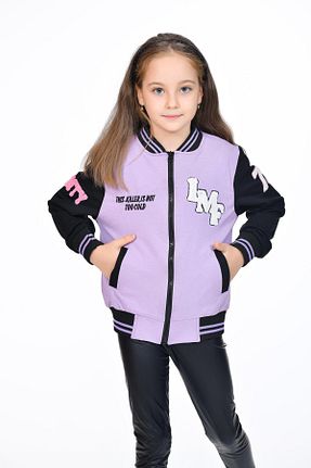 کت بنفش بچه گانه رگولار Kamex - کد 856064358