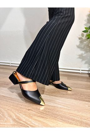 کفش پاشنه بلند کلاسیک مشکی زنانه چرم مصنوعی PACSHE - کد 808473339