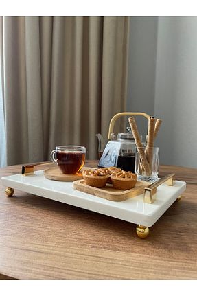 سینی طلائی Mermer kbhome - کد 856100753