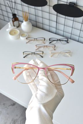 عینک محافظ نور آبی نارنجی زنانه پلاستیک VisionGlasses - کد 856105412