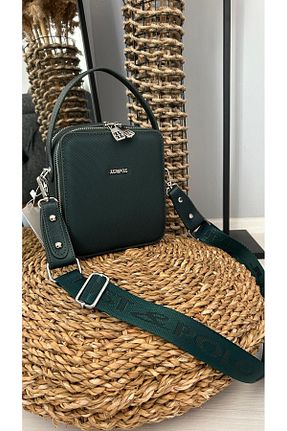 کیف دوشی سبز زنانه چرم مصنوعی Just Polo - کد 854801403