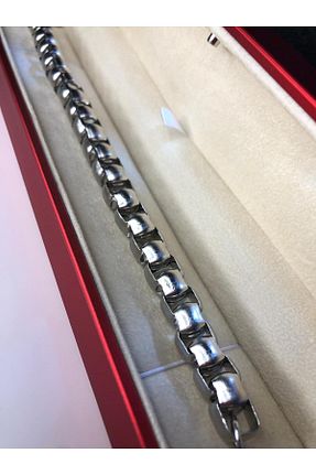 دستبند استیل (فولاد) سفید مردانه استیل (فولاد) vogutima - کد 740729971
