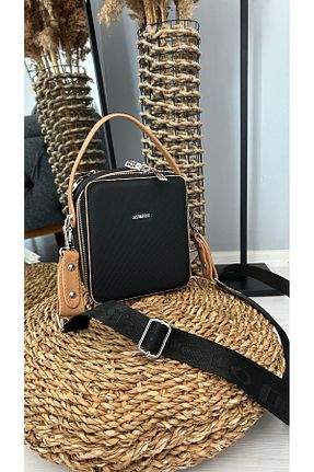 کیف دوشی قهوه ای زنانه چرم مصنوعی Just Polo - کد 854801327