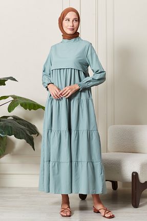 لباس سبز زنانه بافتنی BRN - کد 856116796