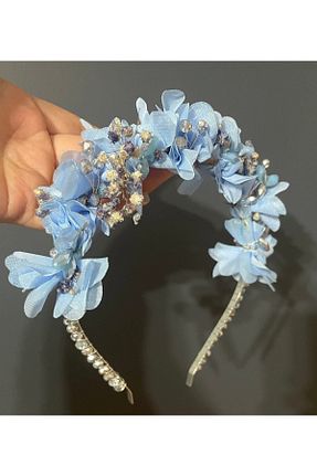 تاج سرمه ای زنانه سنگ کریستال DesaAccessories - کد 457205508