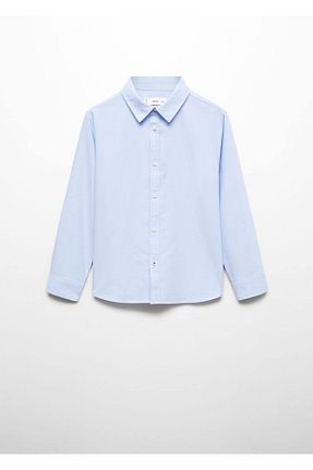 پیراهن آبی بچه گانه رگولار MANGO Kids - کد 788443345
