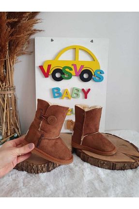 بوت / نیم بوت قهوه ای بچه گانه جیر VOSVOSBABY - کد 856004459