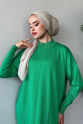 لباس سبز زنانه رگولار بافتنی کد 841351083