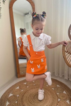 لباس نارنجی بچه گانه پنبه ای Genel Markalar - کد 843368700
