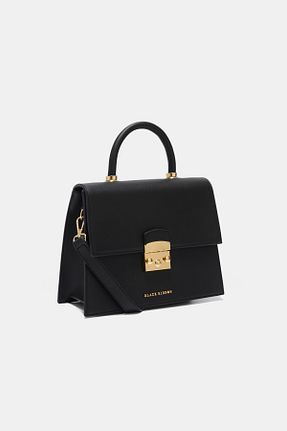 کیف پستچی مشکی زنانه چرم مصنوعی Black Ribbon - کد 66132914