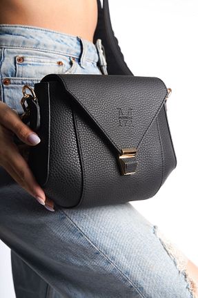 کیف دوشی مشکی زنانه چرم مصنوعی MOORBAG - کد 806203923