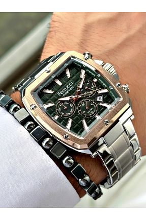 ساعت مچی سفید مردانه 46 میلی متر Ferrucci - کد 855757287