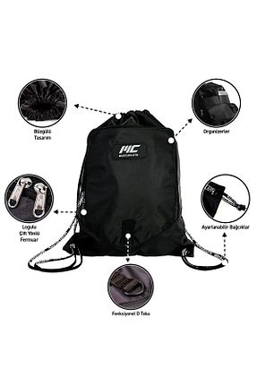 کیف اسپرت مشکی زنانه پلی استر MUSCLECLOTH - کد 193454434