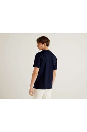 تیشرت سرمه ای مردانه رگولار United Colors of Benetton - کد 284372976