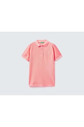 تیشرت نارنجی بچه گانه رگولار United Colors of Benetton - کد 682282172