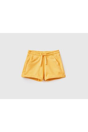 شلوارک و برمودا زرد بچه گانه رگولار United Colors of Benetton - کد 730692623