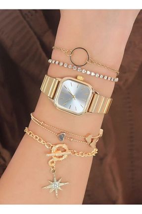 ساعت مچی طلائی زنانه 31-35 میلی متر Leerybee - کد 676506970