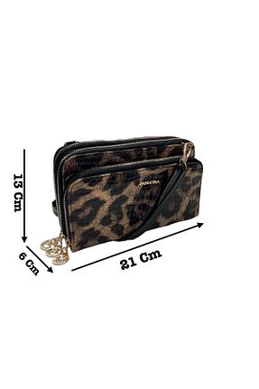 کیف دوشی نارنجی زنانه چرم مصنوعی Pandora Bags - کد 855844309