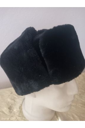 کلاه مشکی زنانه خز مصنوعی hoaryage - کد 855875062