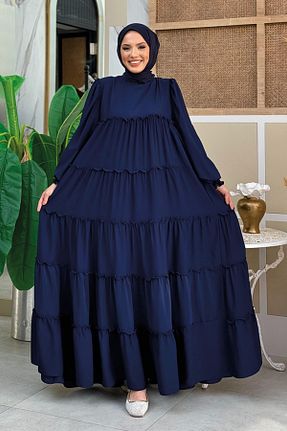 لباس حجاب سرمه ای زنانه اسلیم فیت Bym Fashion - کد 855951902