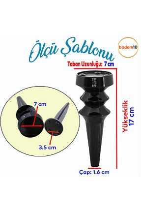 پایه مبل مشکی Badem10 - کد 855967362