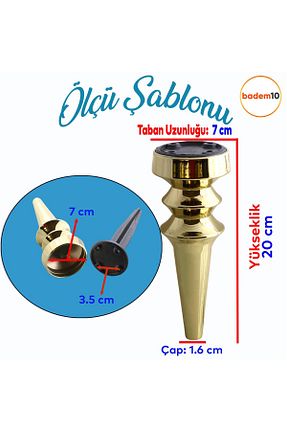 پایه مبل طلائی Badem10 - کد 855964541