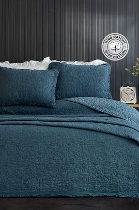 روتختی دونفره متالیک پنبه ای Evlen Home Collection - کد 852834784