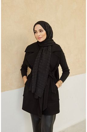 دستمال گردن مشکی زنانه ابریشم Jakar - کد 855987276