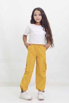 شلوار زرد بچه گانه پلی استر Kamex - کد 855992711