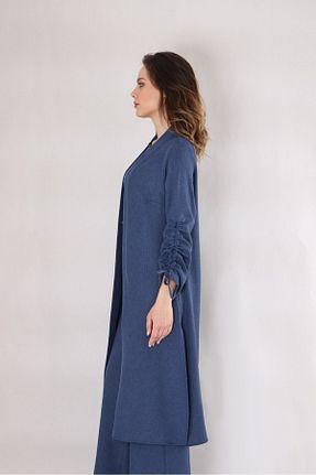 ست بالاتنه و پائین تنه سرمه ای زنانه بافتنی Know - کد 825978150