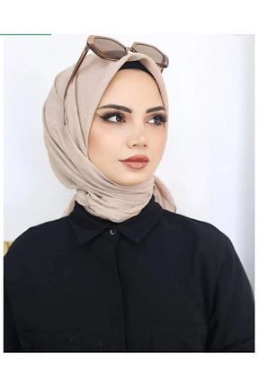روسری طوسی 100 x 100 Scarf Box - کد 835949114