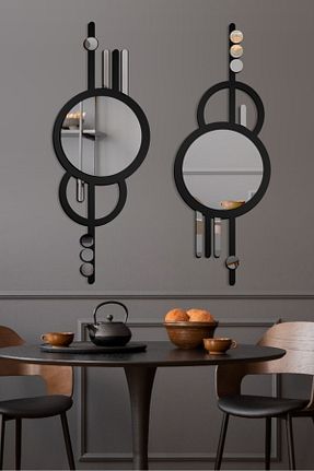 محصول دکوراسیون دیوار مشکی چوب AHWART - کد 854802312