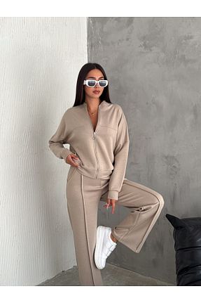 ست گرمکن حجاب طوسی زنانه Relaxed DeChival - کد 856023465