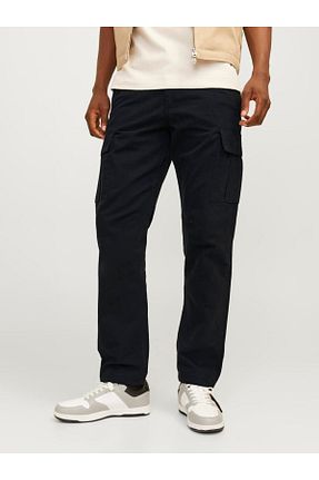 شلوار مشکی مردانه پنبه ای Jack & Jones - کد 852264781