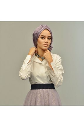 روسری بنفش ساتن Bitter Colors - کد 460030527