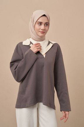 روسری بژ پلی استر ARMANDA - کد 855989845