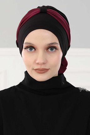 کلاه شنای حجاب مشکی زنانه Ayşe Tasarım - کد 63019988