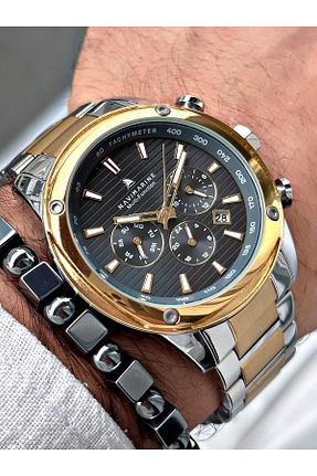 ساعت مچی طلائی مردانه بالای 46 میلی متر Navimarine - کد 817570530