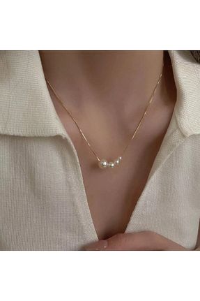 گردنبند جواهر طلائی زنانه روکش طلا muptejewelry - کد 375736117