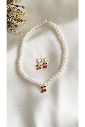 ست جواهر سفید بچه گانه پوشش لاکی Gizemli Aksesuar - کد 736318368