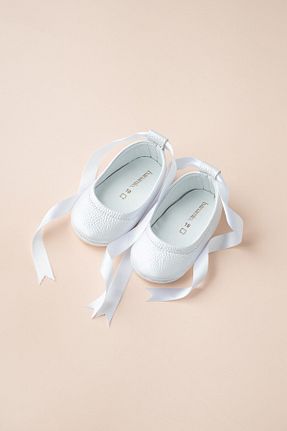 بابت سفید بچه گانه چرم خالص Banamio - کد 856051529