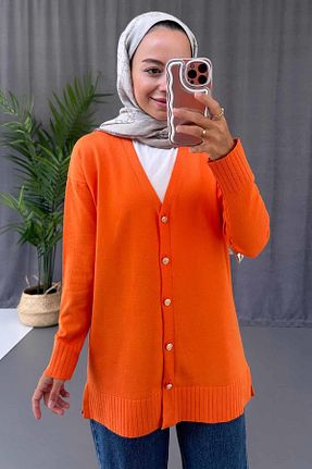 رویه حجاب نارنجی زنانه ویسکون Ka Hijab - کد 856049702