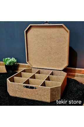 نظم دهنده جواهرات و آرایش قهوه ای چوب Genel Markalar - کد 856054955