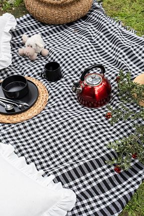 رومیزی مشکی پنبه ای Morlay - کد 822222302