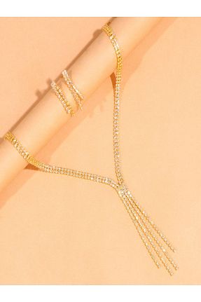ست جواهر طلائی زنانه پوشش لاکی muptejewelry - کد 744163567