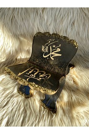 پایه کتاب مشکی رزین poyraztasarım - کد 847756991