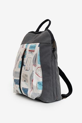 کوله پشتی مشکی زنانه سایز متوسط MANDOSİ - کد 829040505